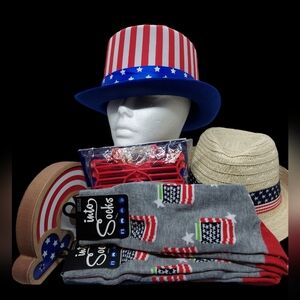 One Lot of Patriotic Accessories